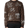Premium Monogram Doodle Pullover