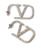 VLogo Signature Crystal Earrings