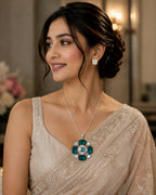 Elegant Swarovski Crystal Statement Necklace & Earring Set