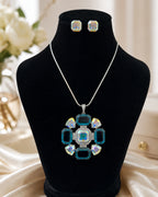 Elegant Swarovski Crystal Statement Necklace & Earring Set