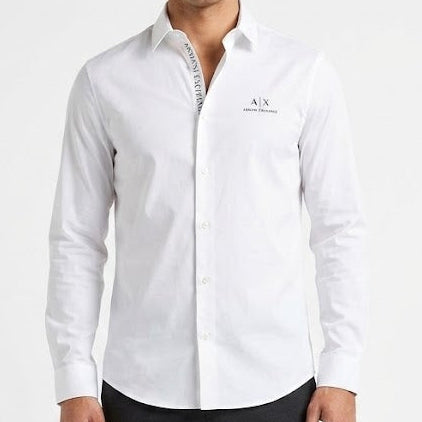Premium Regular  Fit Shirt  Classic Black & White Designer Formal Wear