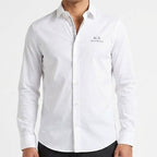 Premium Regular  Fit Shirt  Classic Black & White Designer Formal Wear