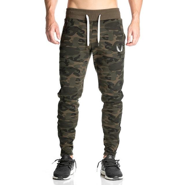 Autumn winter new mens Camouflage Sweatpants Casual fashion trousers male gyms Fitness Bodybuilding Joggers Slim Pencil Pants