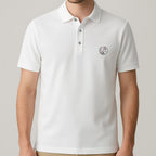 Elegant Logo Embroidered Regular Fit Tee