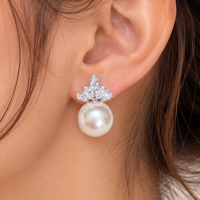 Elegant Pearl Drop Earrings