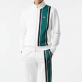 Premium White Tracksuit Set