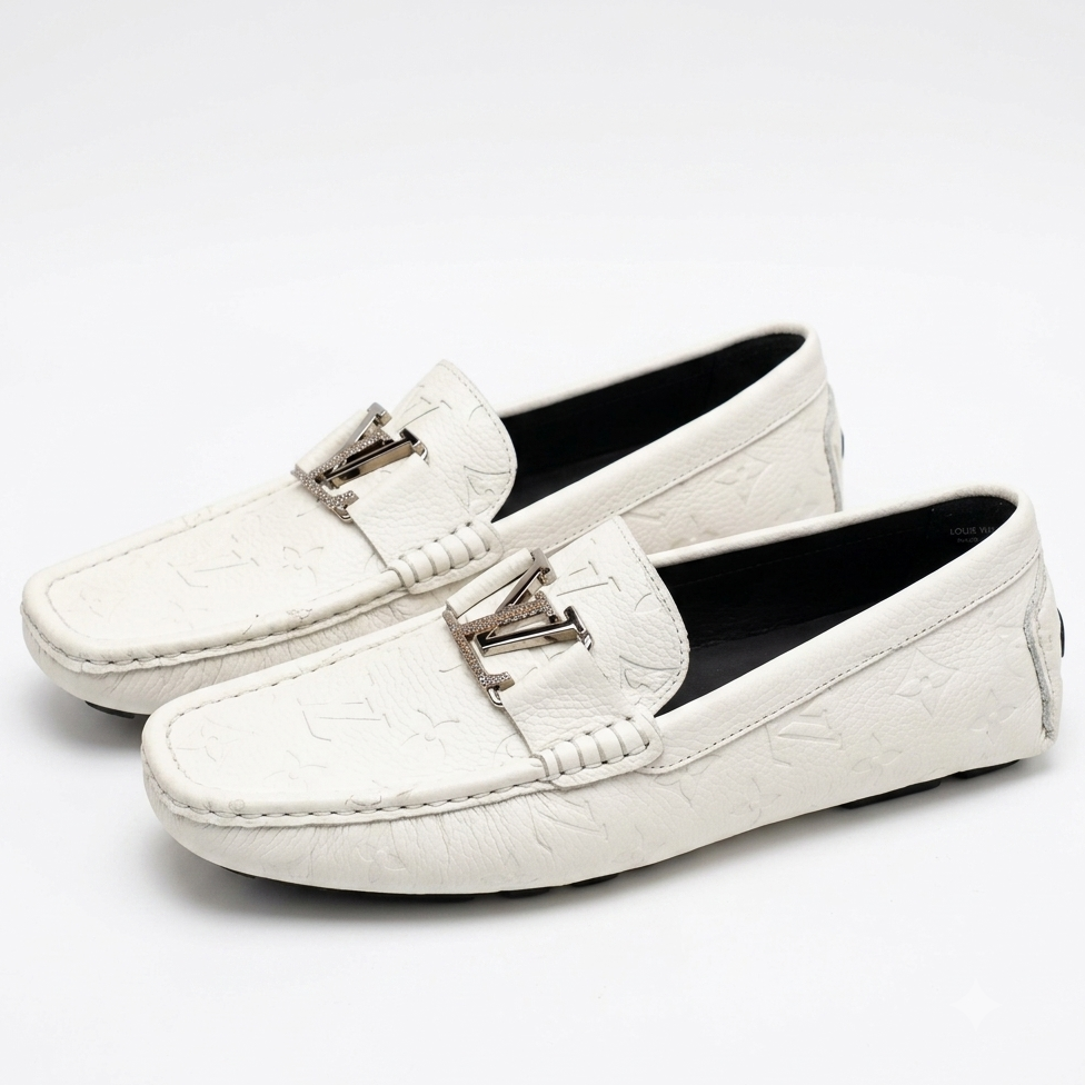 Premium Loafers With Initial Logo