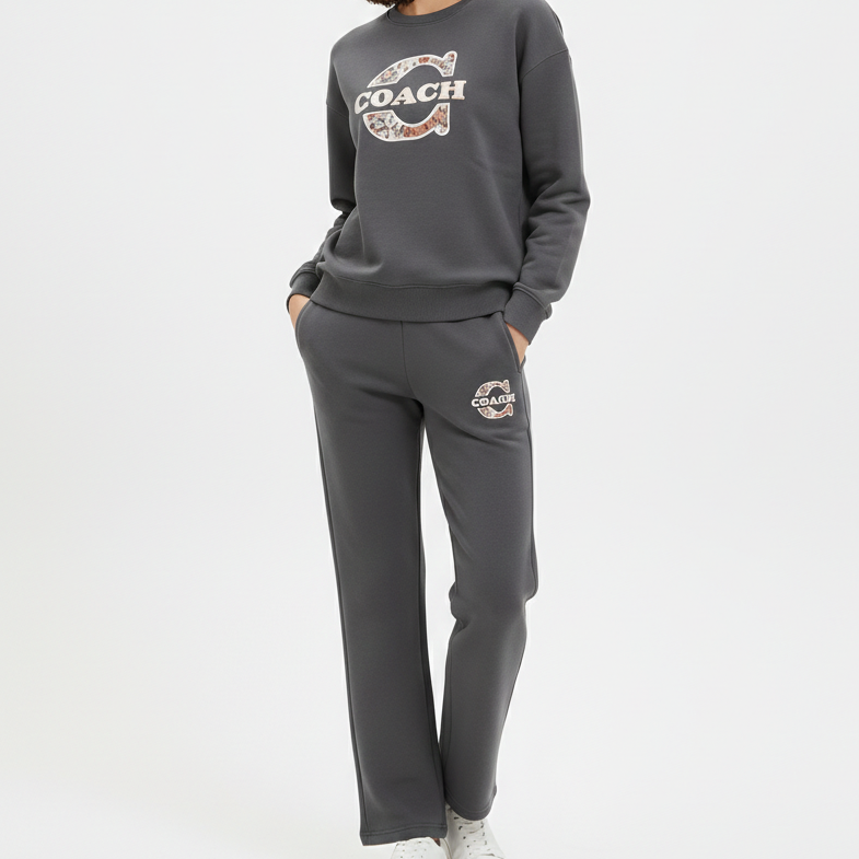 Elegant  & Imported Grey Women’s Track Set Comfort Meets Chic