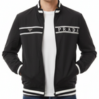 Premium Black Zip-Up Designer Jacket
