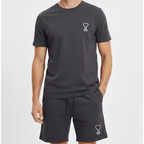 Men’s Premium Embroidered Logo T-Shirt & Shorts Co-Ord Set