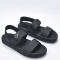 Premium Black Designer Ultra Modern Webbing  Strap Sandal