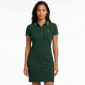 Stylish Dark Green Polo Dress for Women  Elegant Fit & Premium Look