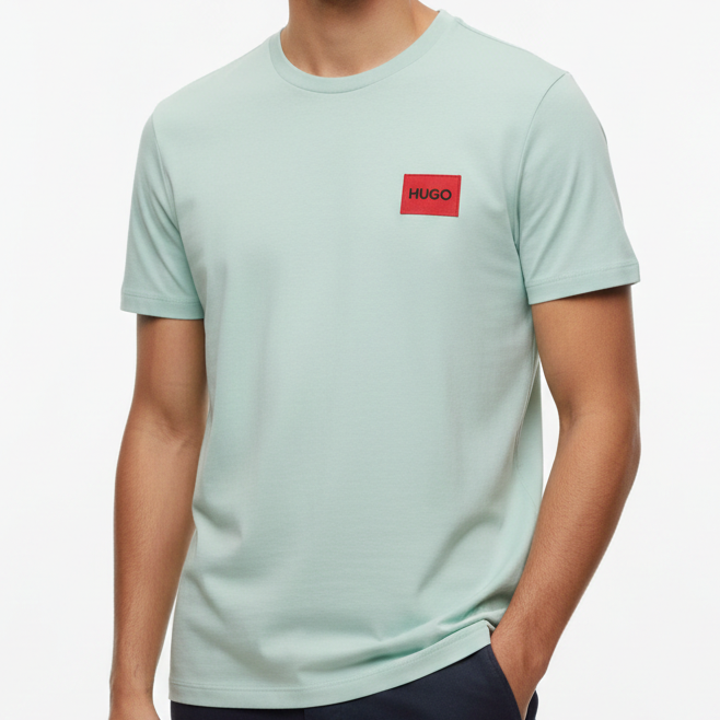 Exclusive Premium  Men’s Classic Mint Green Logo T-Shirt