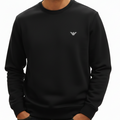 Classic Black Logo Sweatshirt  for Men