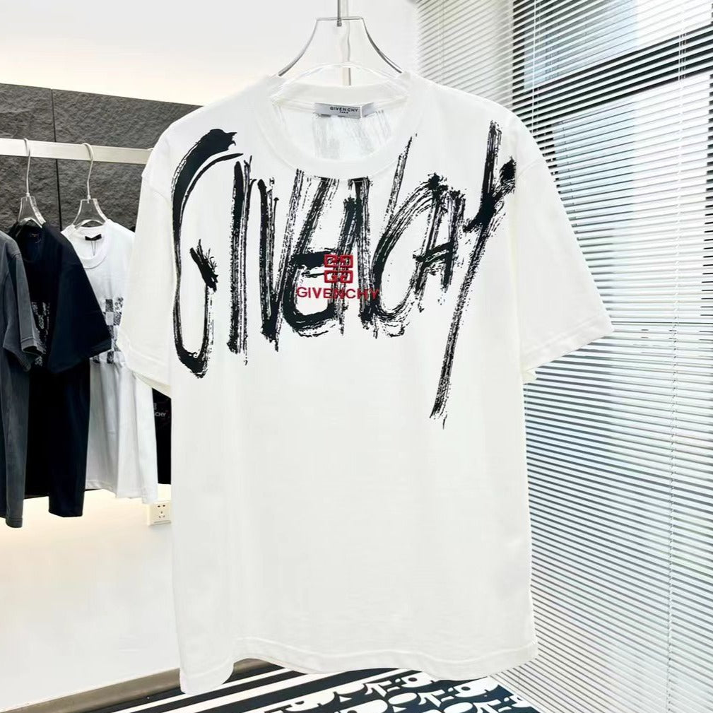 Brushed Design Drop Shoulder Tee for Men
