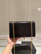 Small Tassel Black Shoulder Bag