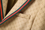 Premium GG Canvas Branded Blazer