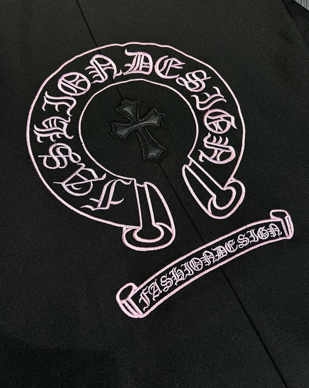Imported  & Exclusive  Black Blazer with Embroidered brand Logo