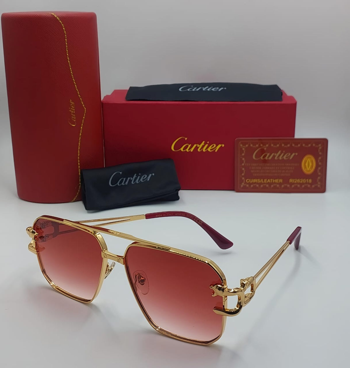 Premium Metal Frame  Sunglass With Initial Logo Men  Sunglass