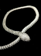 Premium Serpenti Diamond Cut Necklace For