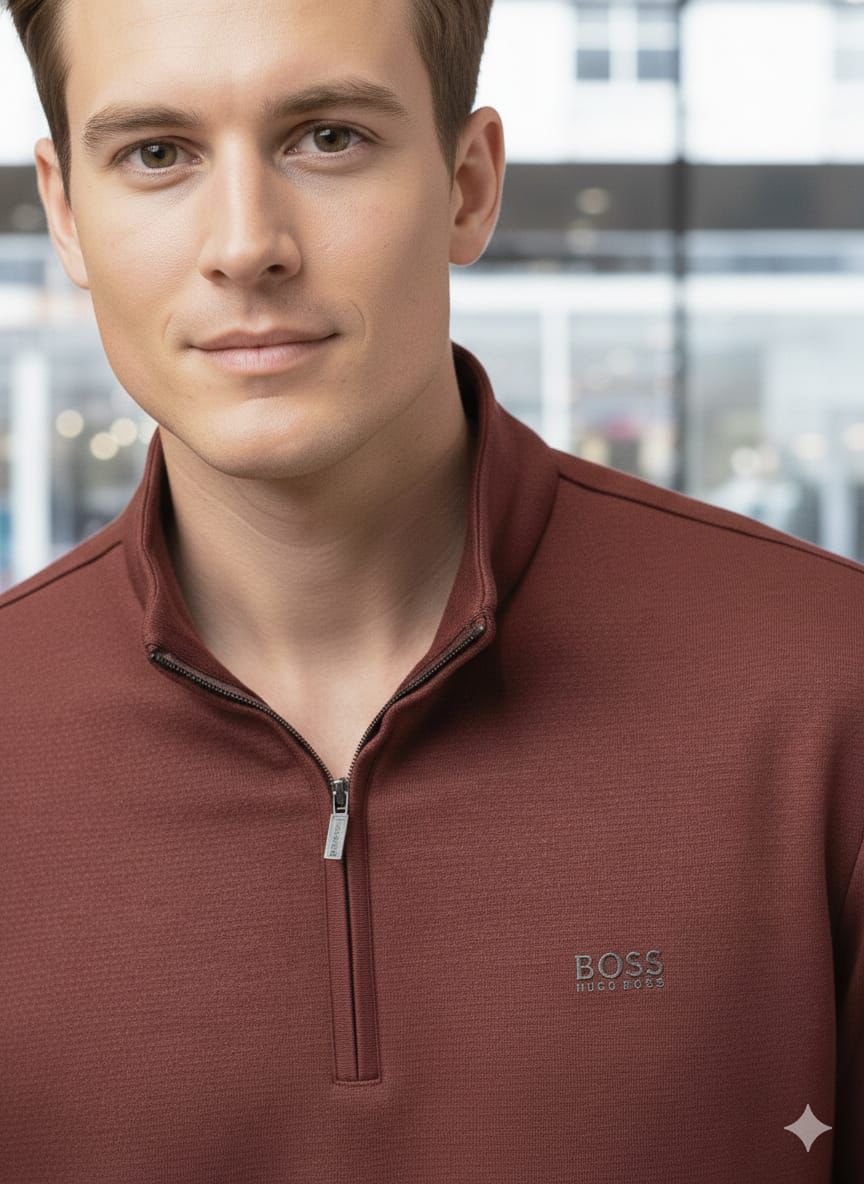 Premium Men's Quarter-Zip Pullover