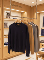 Classic Navy Premium Knit Sweater