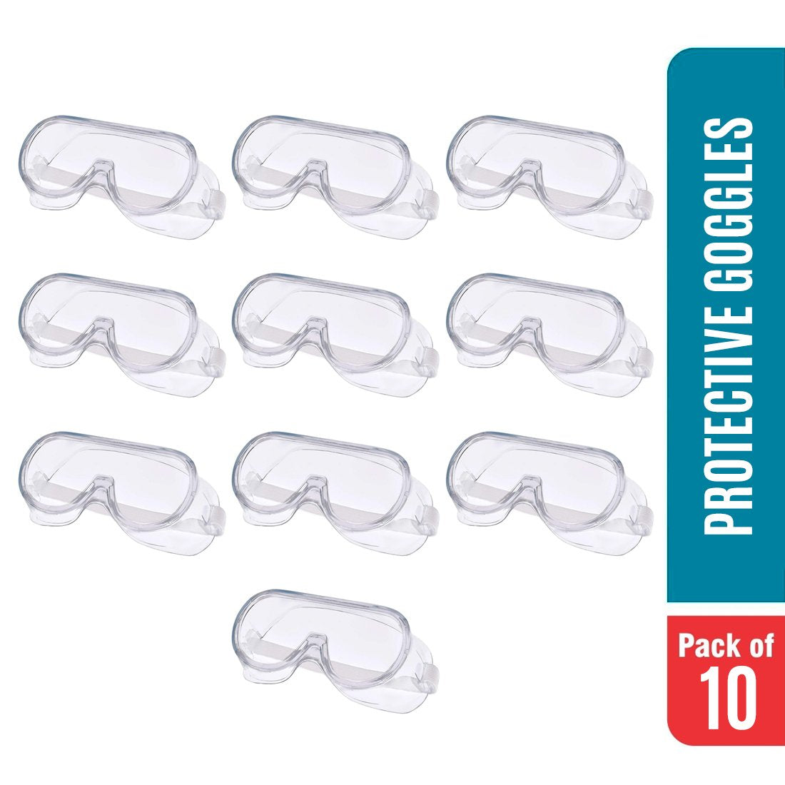 Anti-Fog Protective Goggles Eye-wear Safety Glasses Adjustable Anti Chemical Splash Eye Protection
