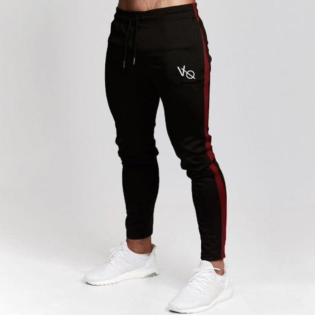 2019 New Men Brand Joggers Sweatpants Gyms Workout Fitness Cotton Trousers Male Casual Fashion Skinny Track Pants - Aurveza