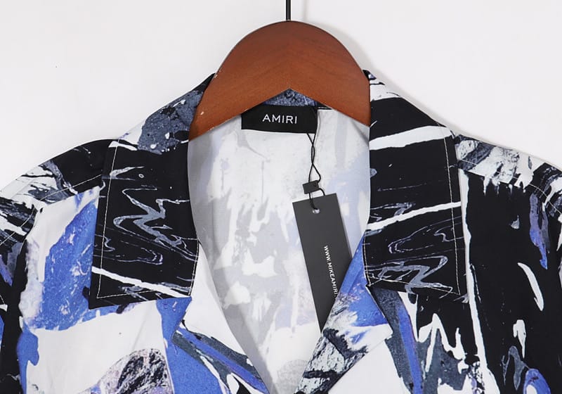Paint-Splatter Bowling Shirt