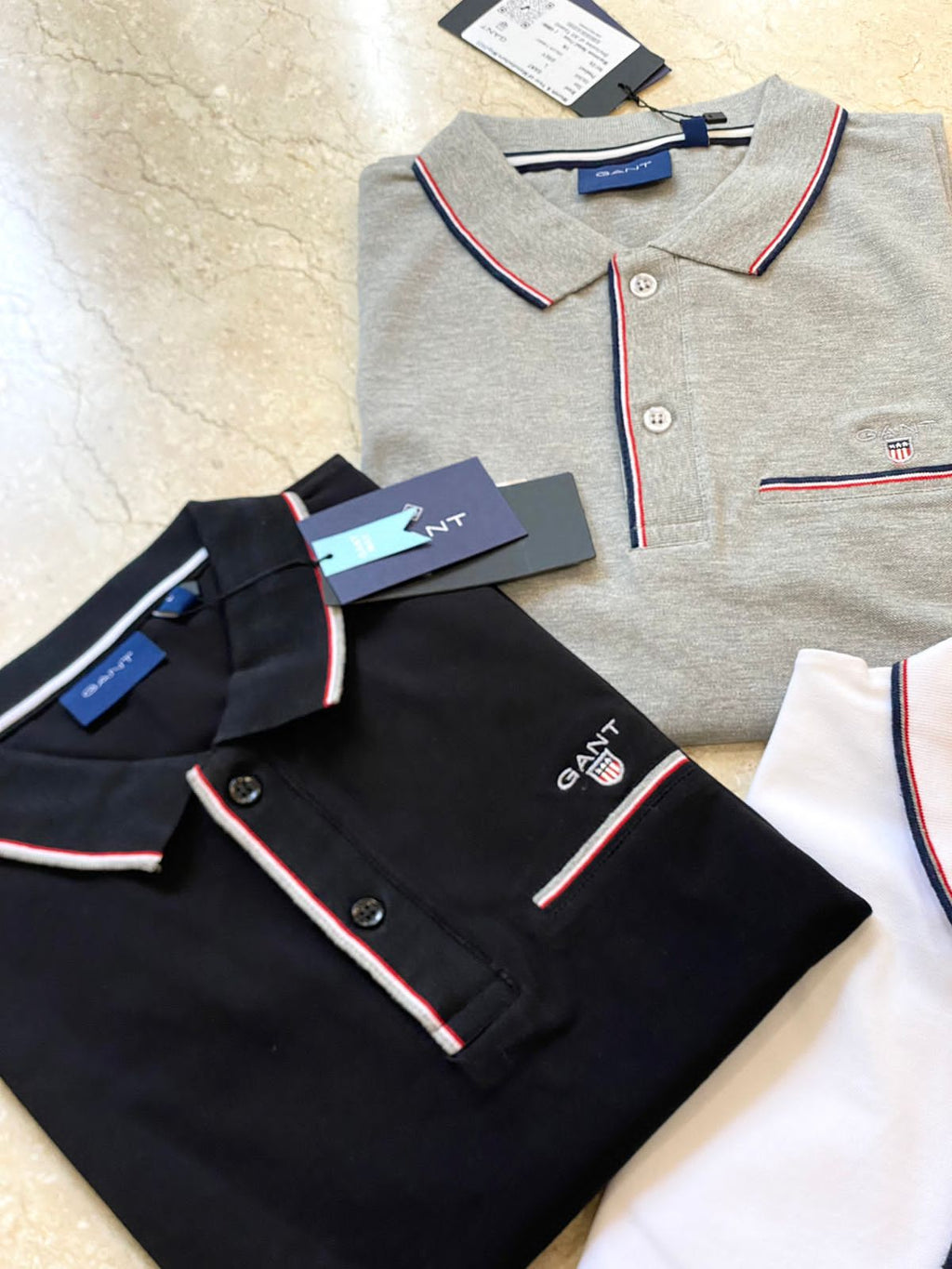 Premium Initial Logo Polo T-shirt