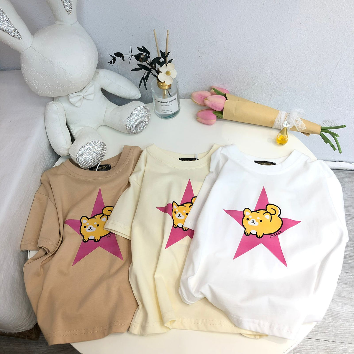 Luxury Logo Printed T-shirt For Kids