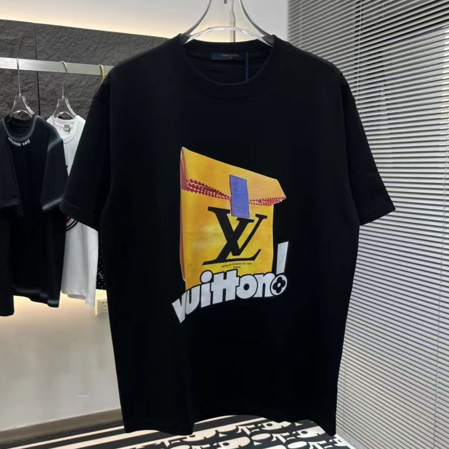 Premium Drop shoulder White Graphic T-Shirt