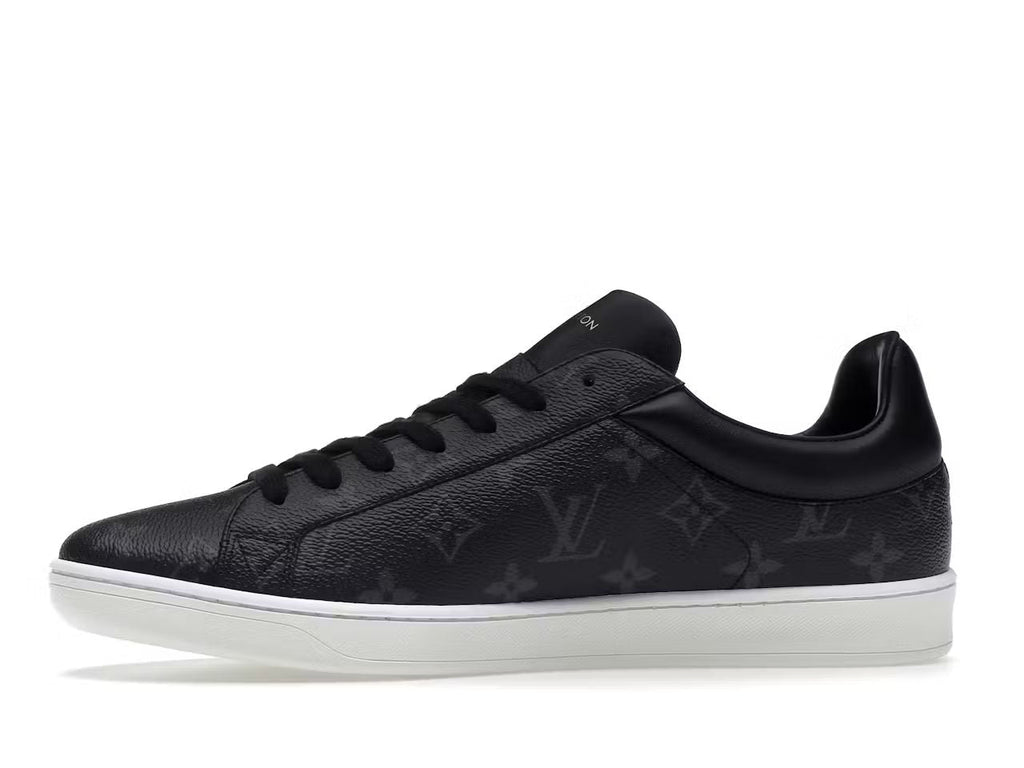 Black Monogram Low-Top Sneaker for Men
