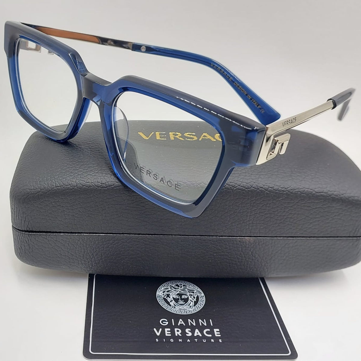 Luxury Signature Rectangular Unisex Optical Glasses