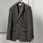 Premium GG Monogram Tailored Blazer