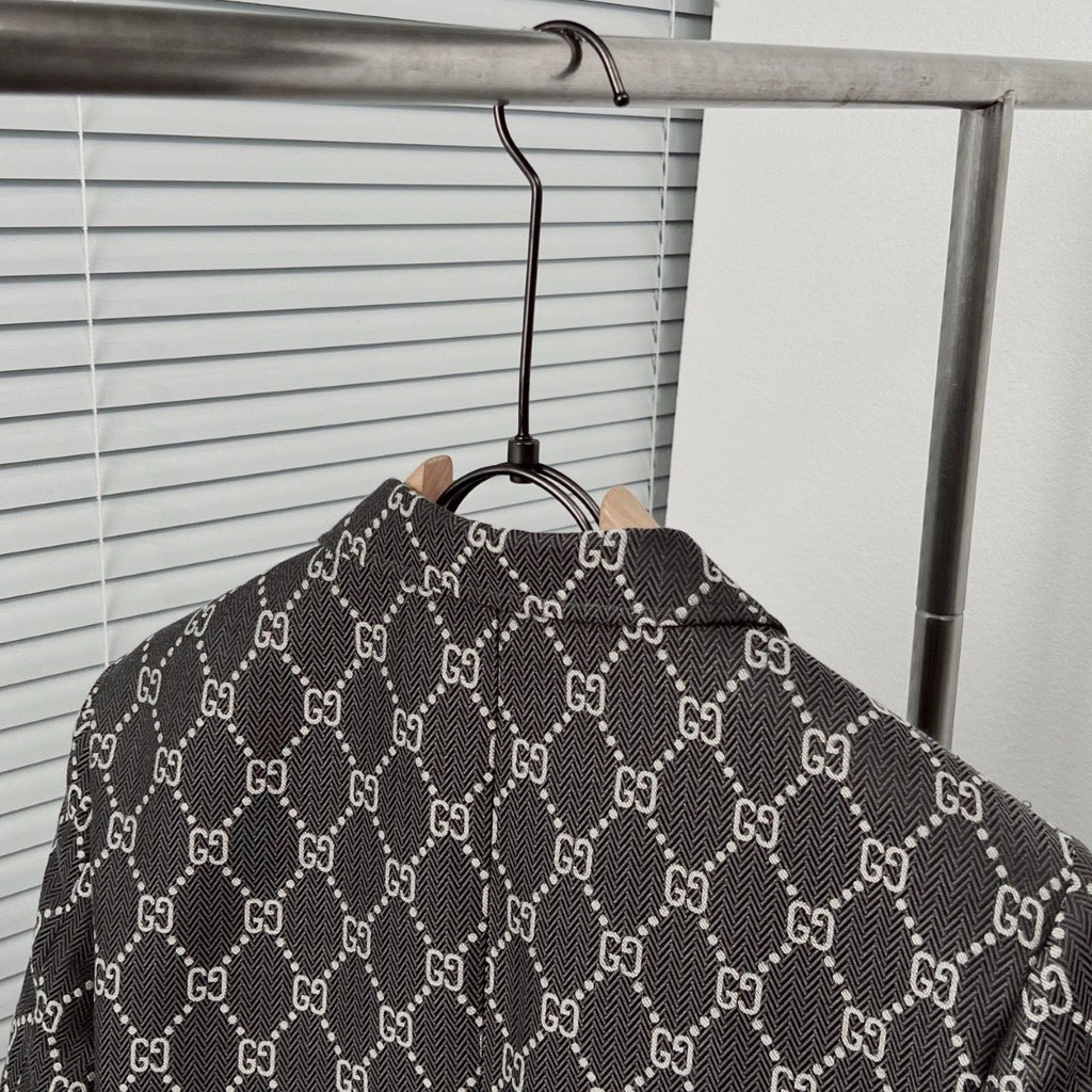 Premium GG Monogram Tailored Blazer