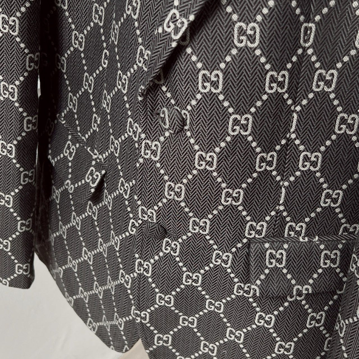 Premium GG Monogram Tailored Blazer