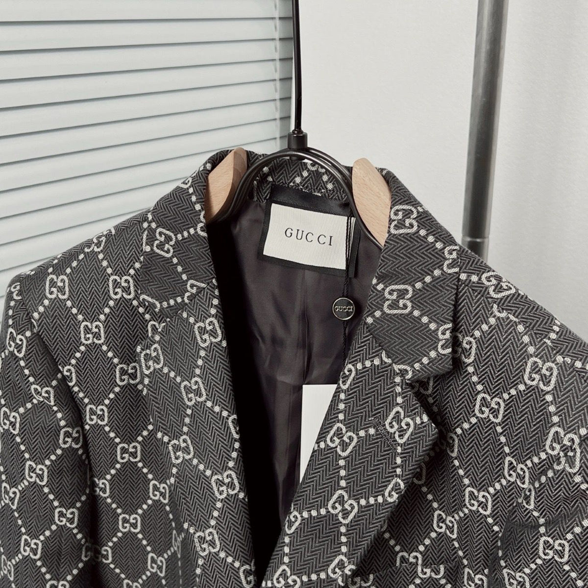 Premium GG Monogram Tailored Blazer