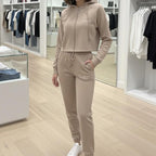 Luxury Stylish Beige Tracksuit for Women