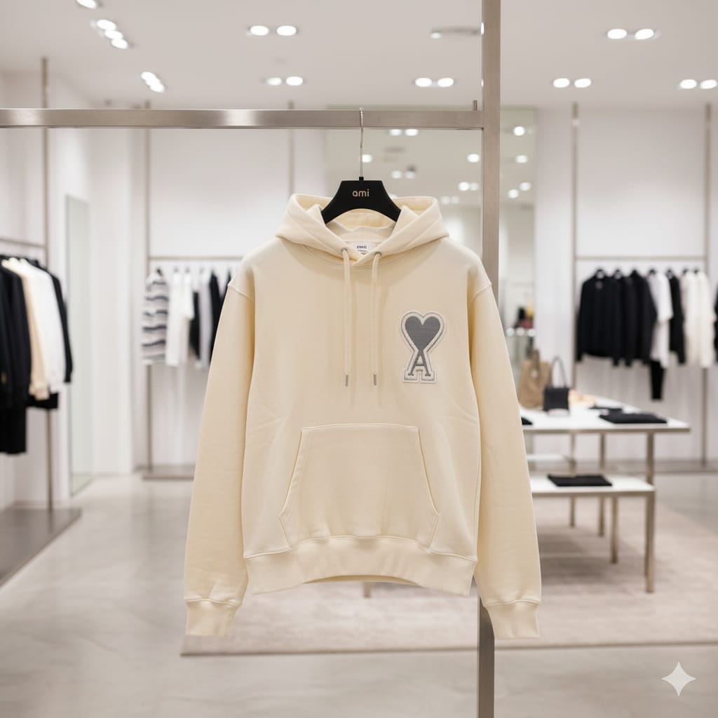 Premium Cozy and Warm Hoodie with Heart Logo Patch