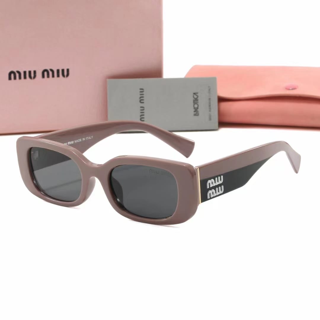 Women’s  Rectangular Sunglasses with Logo Detail