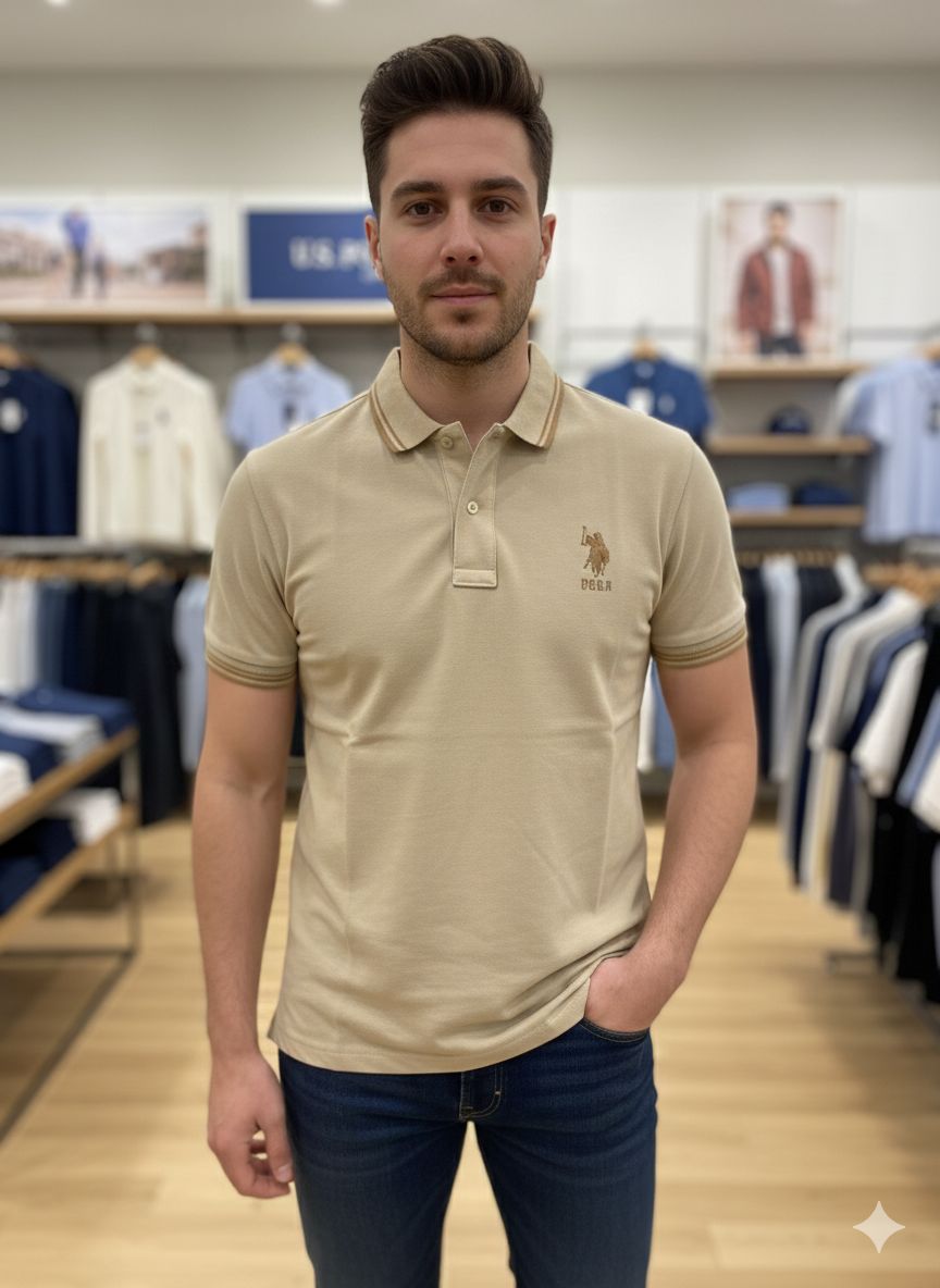 Men’s Premium Polo T-Shirt Classic Style with Smart Comfort
