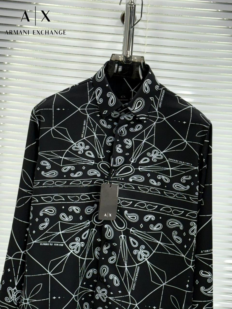 Stylish Geometric Pattern Designer Shirt For Men
