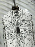 Stylish Geometric Pattern Designer Shirt For Men