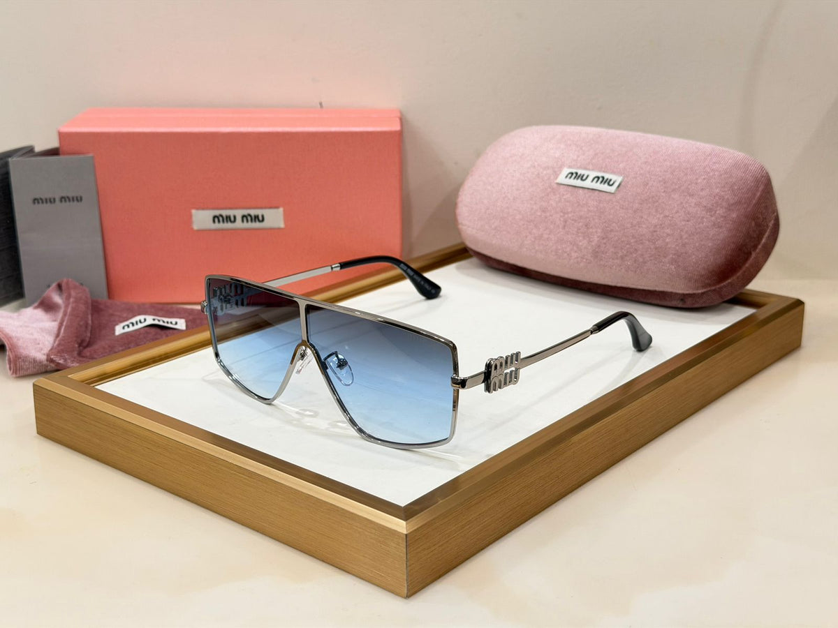 Stylish  Designer Rimless Sunglasses  Premium Gradient Lens Fashion Shades