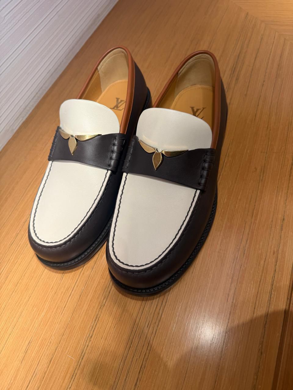 Premium Two-Tone Leather Loafers for Men