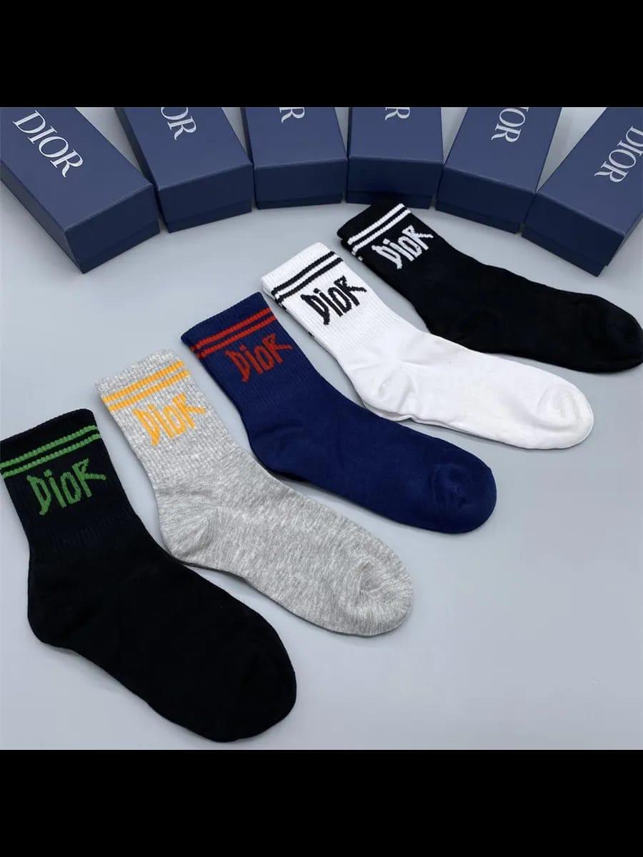 Premium Brand Initial  Socks – Soft  Breathable Everyday Fashion Long Socks