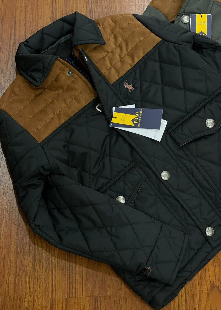 premium  Classic Quilted Dual Tone Jacket for Boys