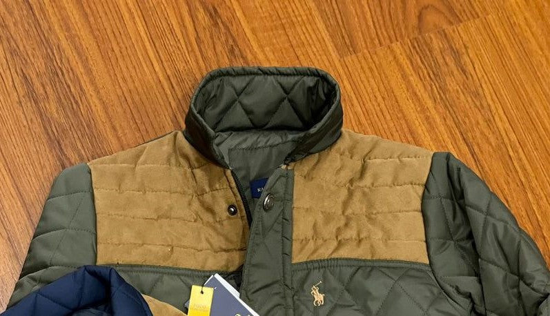 premium  Classic Quilted Dual Tone Jacket for Boys