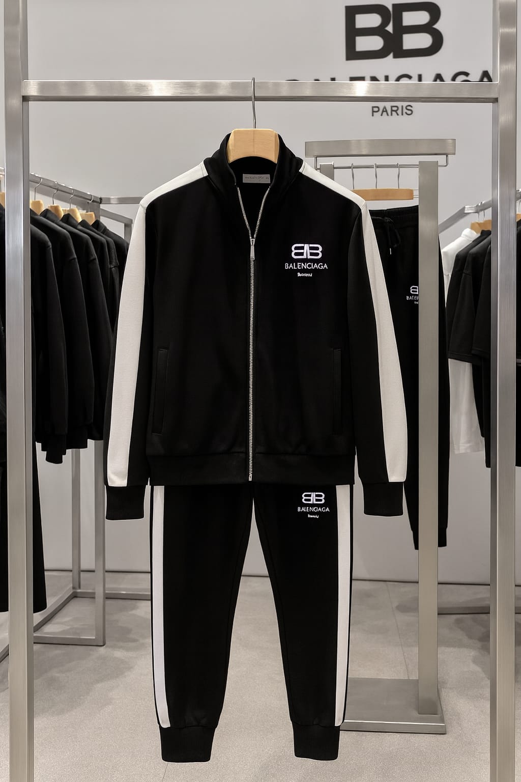 Premium Fashionable Logo-Patched Track-Suit